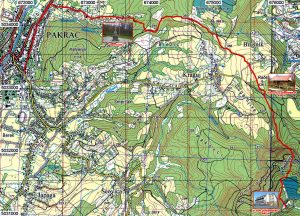 Printing Map - Pakrac_Grahovlja